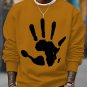 Men's African DNA Palm Print Cotton Casual Sweatshirt