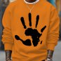 Men's African DNA Palm Print Cotton Casual Sweatshirt