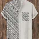 Men's African Ethnic Pattern Art Print Casual Shirt