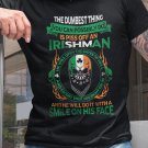 Men's American By Birth Irish By Blood Printed Casual T-Shirt