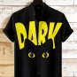 Men's Black Cat In The Dark Night Print Casual Shirt