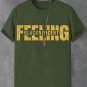 Men's Blacknificent Feeling Print Cotton Casual T-Shirt