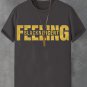 Men's Blacknificent Feeling Print Cotton Casual T-Shirt