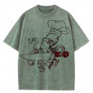 Men's Chef Octopus Knife Graphic Print Casual T-Shirt