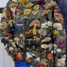 Men's Colorful Variety Of Mushrooms Art Print Knit Sweatshirt