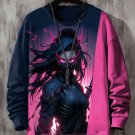 Men's Cyberpunk Mecha Samurai Print Sweatshirt