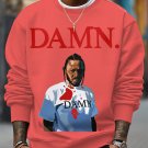 Men's Damn Hip Hop Print Casual Sweatshirt