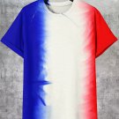 Men's French Flag Watercolour Print T-Shirt