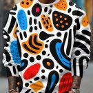 Men's Fun Cartoon Pattern Art Print Casual Sweatshirt