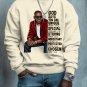 Men's God Says You Are Unique Special Strong Important Protected Chosen Print Cotton Casual Sweatshi