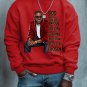 Men's God Says You Are Unique Special Strong Important Protected Chosen Print Cotton Casual Sweatshi