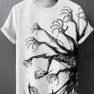Men's Halloween Gothic Horrible Devil's Claw Art Print Casual T-Shirt