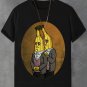Men's Introverted Bananas Print Cotton Casual T-Shirt