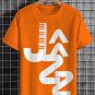 Men's Jazz Musical Keyboard Print Cotton Casual T-Shirt