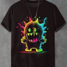 Men's Little Monster Graphic Print Casual T-Shirt