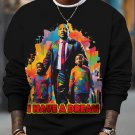 Men's Martin Luther King Day I Have A Dream Print Casual Sweatshirt