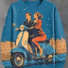 Men's Movie Atmosphere Art Print Casual Sweatshirt