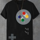 Men's Retro Fun Game Graphic Print Cotton Casual T-Shirt