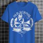 Men's Retro Music Slogan Old School Print Cotton Casual T-Shirt