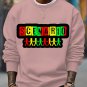 Men's Scenario Hip-Hop Music Pattern Print Cotton Casual Sweatshirt