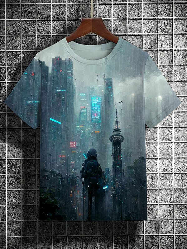 T Zone Short Sleeve T-Shirt Photoprint City Youth Culture main image 0