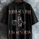 Men's Todo Sea Por Las Senoras Skeleton Weightlifting Print Casual T-Shirt