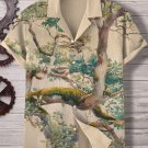 Men's Tree Botanical Painting Art Print Short Sleeve Shirt