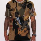 Men's Vintage Music Concert Jazz Art Painting Printed T-Shirt