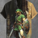 Men's Warrior Shield Art Print Casual Shirt