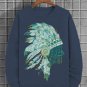 Men's Wild Soul Indians Print Cotton Casual Sweatshirt