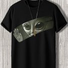 Men's Alien Illustration Print Casual T-Shirt