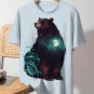 Men's Bear Forest Silhouette Art Print Casual T-Shirt