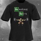Men's Bending Bars Print Washed T-Shirt