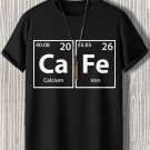 Men's Cafe Periodic Elements Print Casual T-Shirt