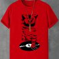 Men's Cat Playing Electronic Music Art Print Casual T-Shirt
