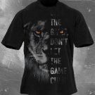 Men's Change The Game Don't Let Game Change You Lion Print Washed T-Shirt