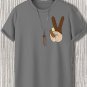 Men's Confront Colorism Gesture Print Casual T-Shirt