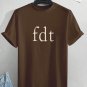 Men's FDT Graphic Print Casual T-Shirt