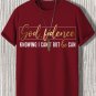 Men's Godfidence Knowing I Can't But He Can Print Casual T-Shirt