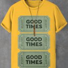 Men's Good Times Graphic Print Casual T-Shirt
