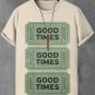 Men's Good Times Graphic Print Casual T-Shirt