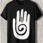 Men's Healing Hands Symbol Aboriginal Symbol Print Casual T-Shirt