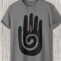 Men's Healing Hands Symbol Aboriginal Symbol Print Casual T-Shirt