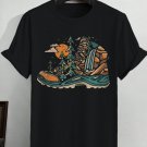 Men's Hiking Shoe Abstract Art Print Casual T-Shirt
