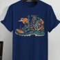 Men's Hiking Shoe Abstract Art Print Casual T-Shirt
