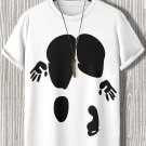 Men's Interesting Silhouette Print Casual T-Shirt