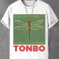 Men's Japanese Art Dragonfly Illustration Print Cotton Casual T-Shirt