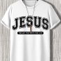 Men's Jesus The Way The Truth The Life Print Cotton Casual T-Shirt