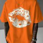 Men's Kiss Music Graphic Print Casual T-Shirt