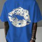 Men's Kiss Music Graphic Print Casual T-Shirt